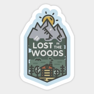 Lost in the woods Sticker